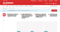 Desktop Screenshot of dalademokraten.se